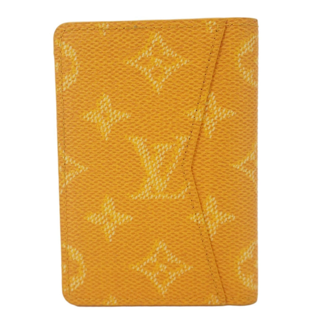LOUIS VUITTON Monogram Heritage Canvas Pocket Organizer Yellow