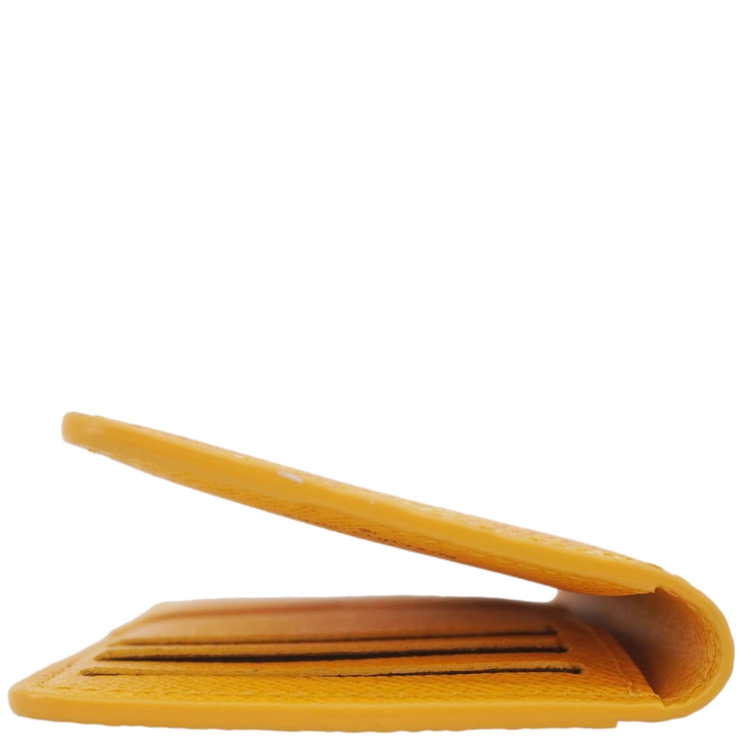 LOUIS VUITTON Monogram Heritage Canvas Pocket Organizer Yellow