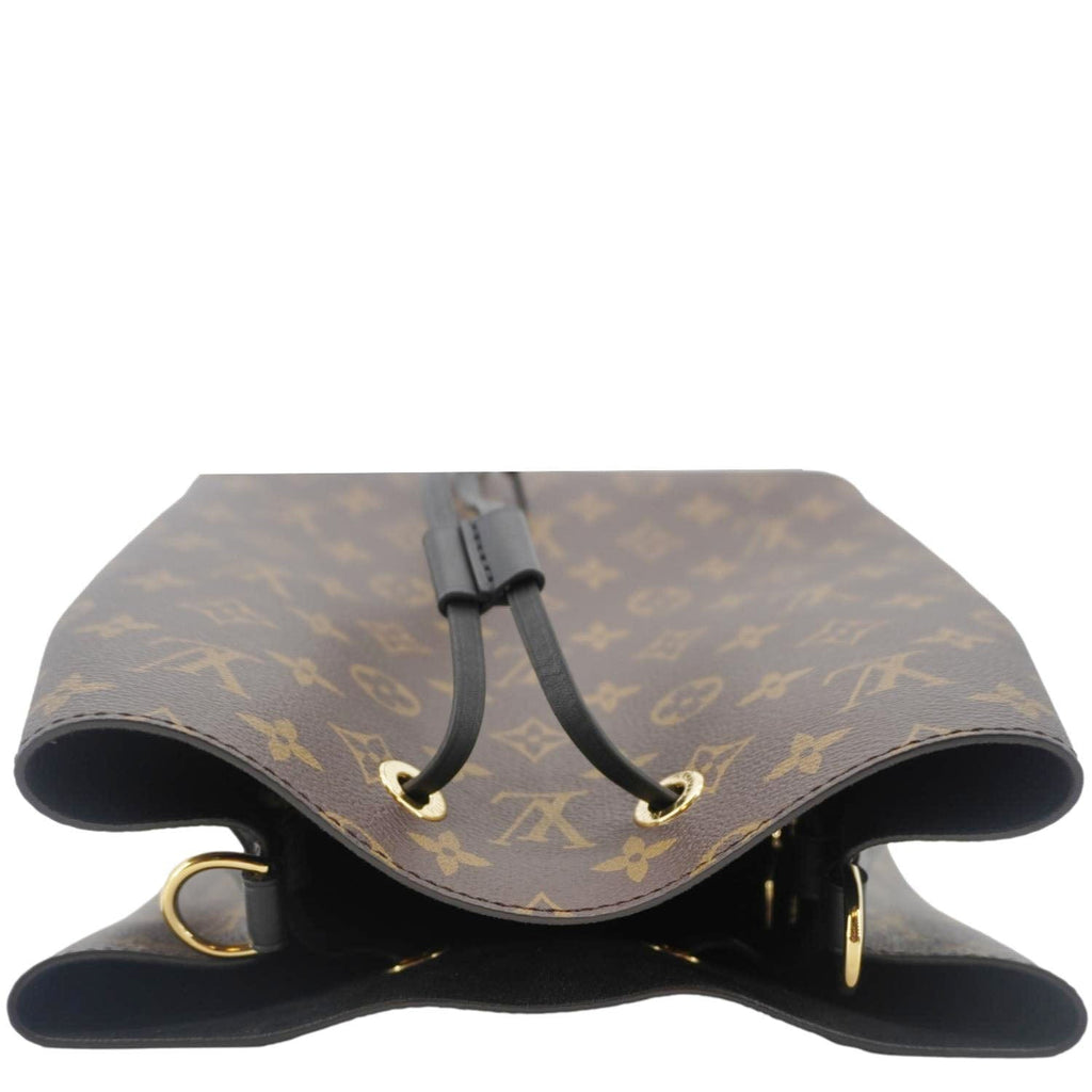 LOUIS VUITTON Neonoe MM Monogram Canvas Shoulder Bag Brown