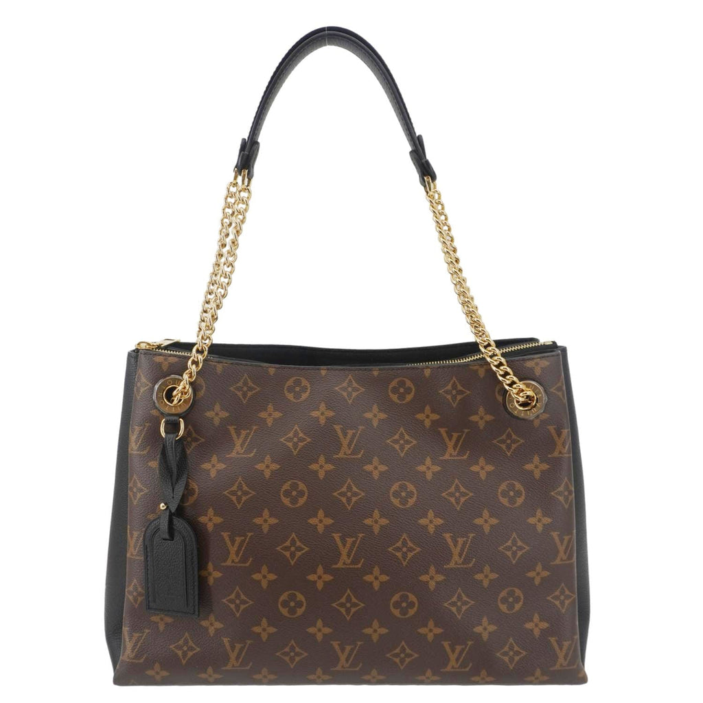 LOUIS VUITTON Surene MM Monogram Canvas Shoulder Bag Black