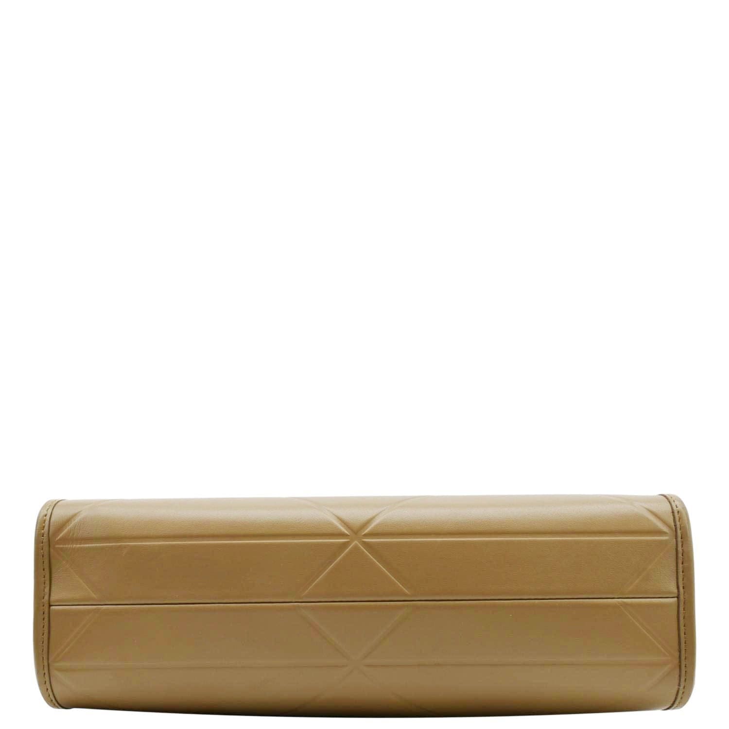 PRADA Triangolo Symbole Small Soft Leather Shoulder Bag Caramel
