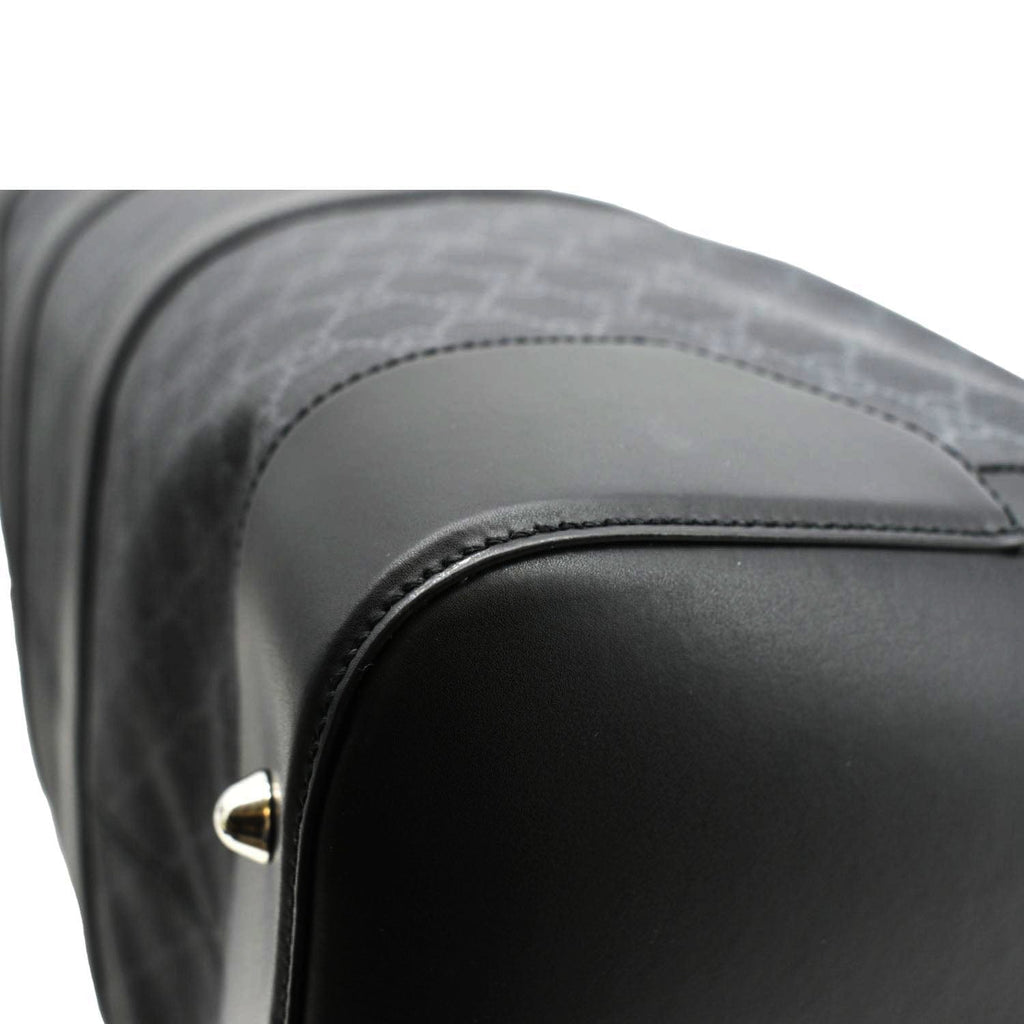 GUCCI Large Carry-On Soft Gucci Supreme Canvas  Duffle Bag Black 478323