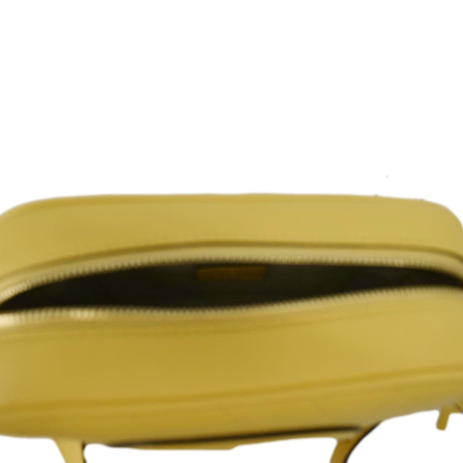 GUCCI Blondie Leather Camera  Crossbody Bag Yellow 742360