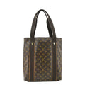 LOUIS VUITTON Cabas Beaubourg Monogram Canvas Tote Brown
