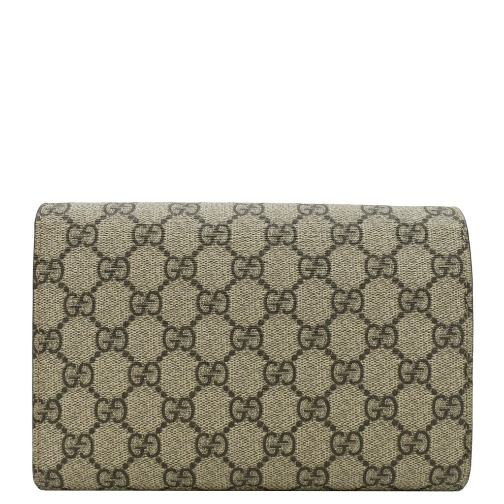GUCCI Dionysus Small Gucci Supreme Canvas Crossbody Bag Beige  401231