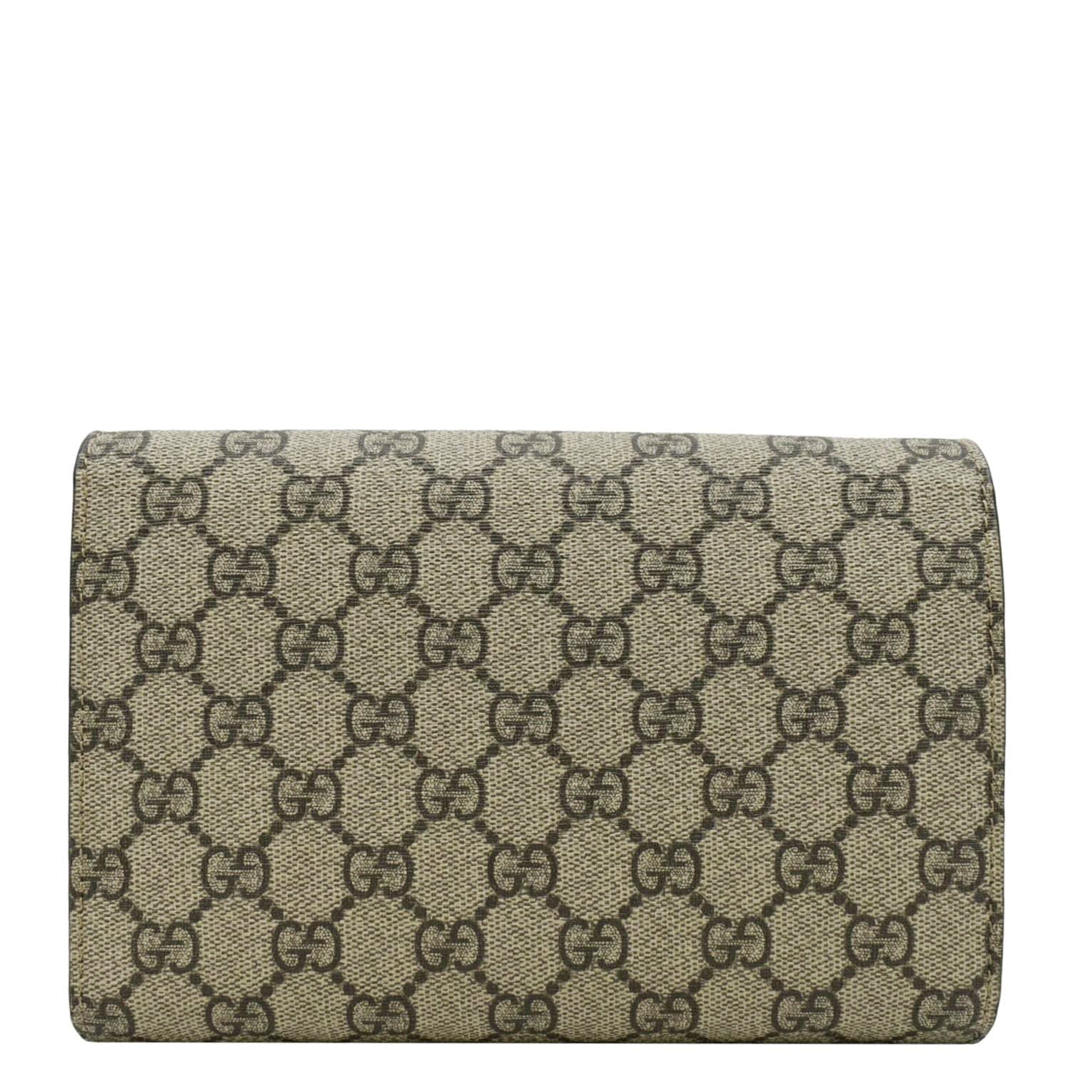 GUCCI Dionysus Small Gucci Supreme Canvas Crossbody Bag Beige  401231