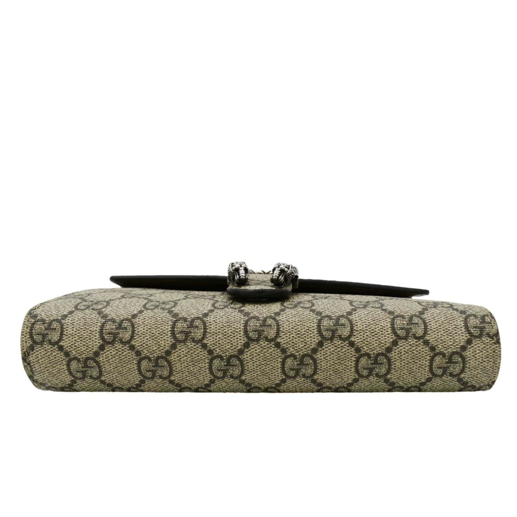 GUCCI Dionysus Small Gucci Supreme Canvas Crossbody Bag Beige  401231