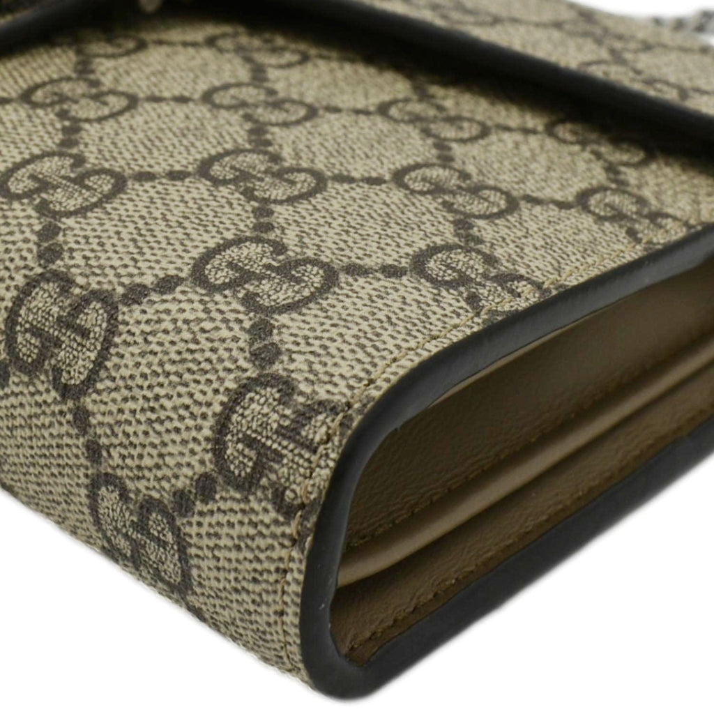 GUCCI Dionysus Small Gucci Supreme Canvas Crossbody Bag Beige  401231