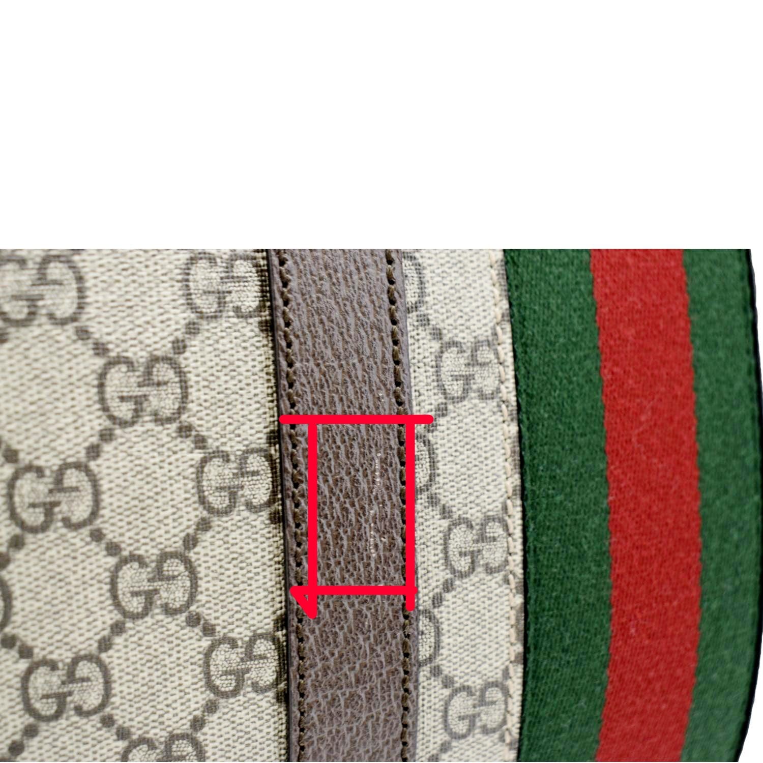 GUCCI Savoy Large Gucci Supreme Canvas Duffle Bag Beige 724612
