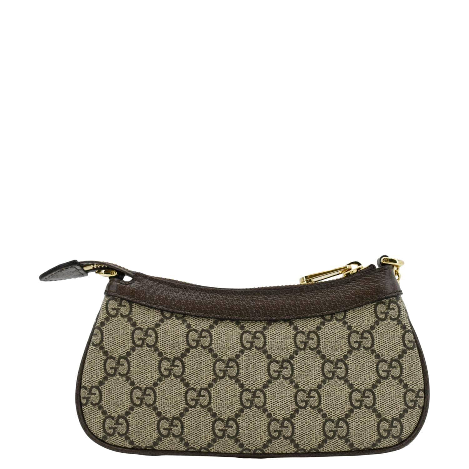 GUCCI Ophidia Mini Gucci Supreme Canvas Shoulder Bag Beige 764960