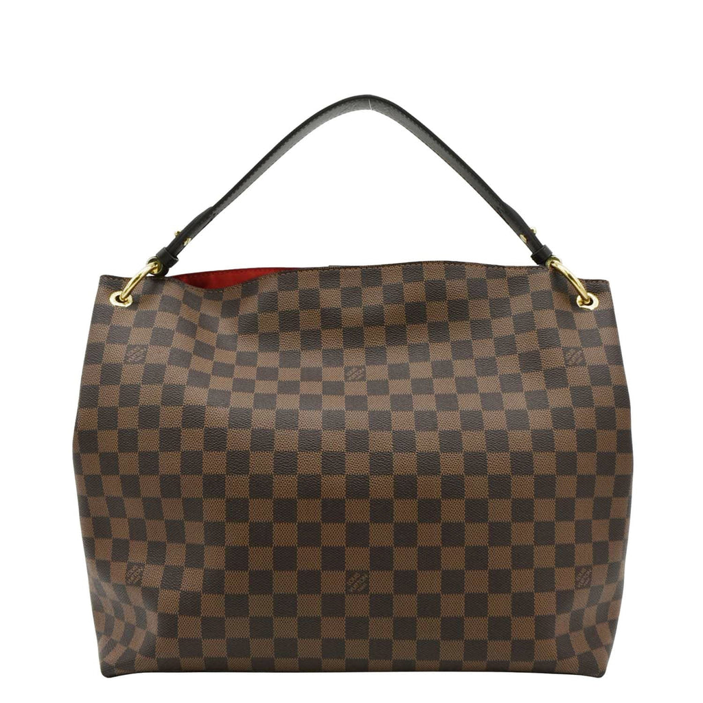 LOUIS VUITTON Graceful MM Damier Ebene Shoulder Bag Brown