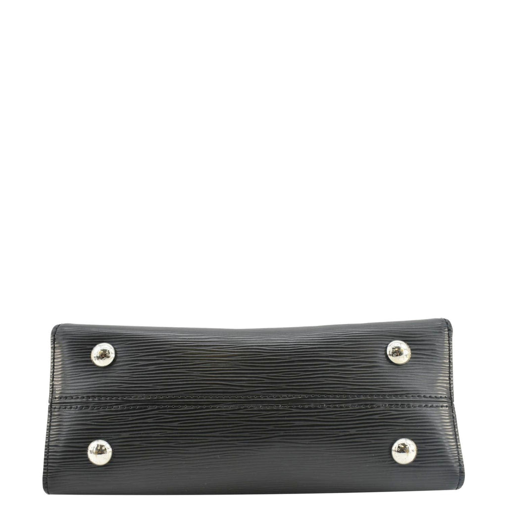 LOUIS VUITTON Grenelle PM Epi Leather Shoulder Bag Black