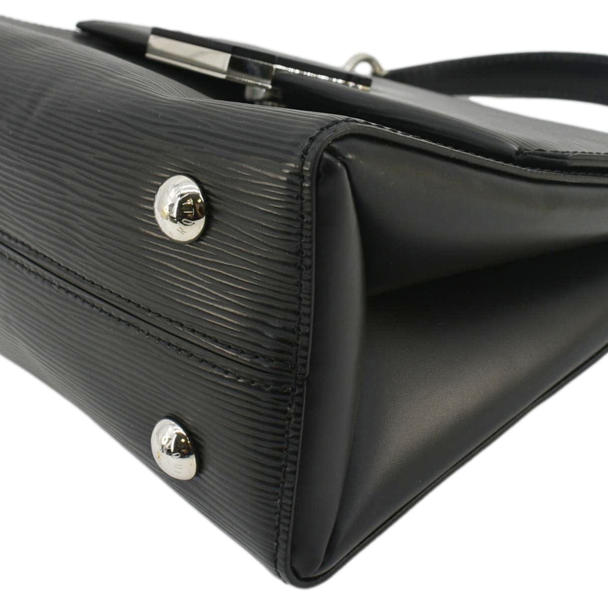 LOUIS VUITTON Grenelle PM Epi Leather Shoulder Bag Black