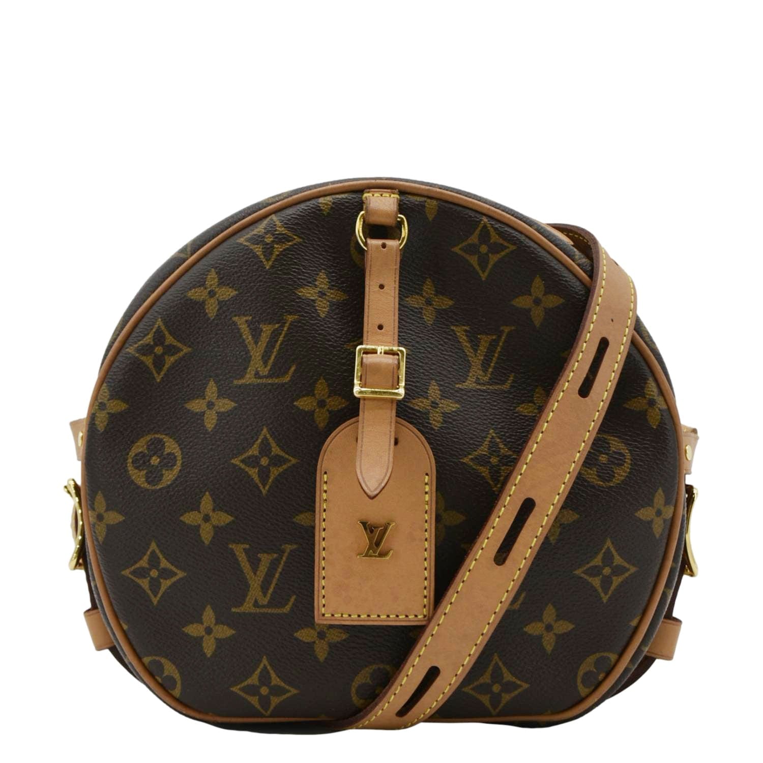 LOUIS VUITTON Boite Chapeau Souple Monogram Canvas Shoulder Bag Brown