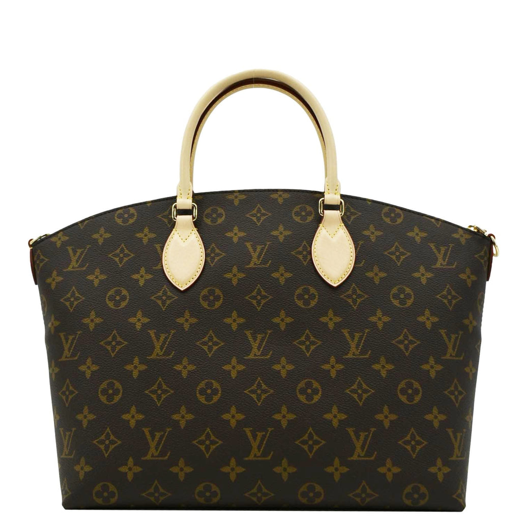 LOUIS VUITTON Boetie MM Monogram Canvas Shoulder Bag Brown