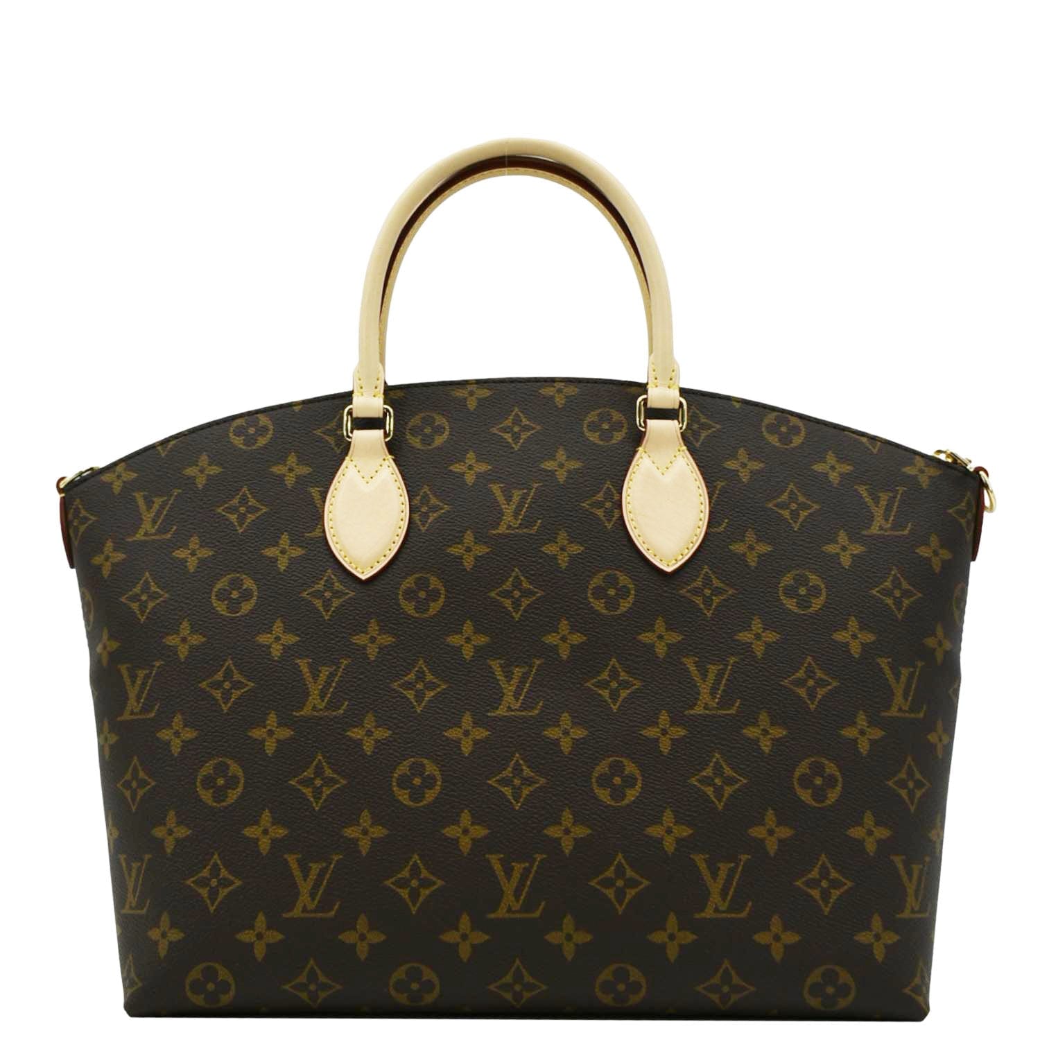 LOUIS VUITTON Boetie MM Monogram Canvas Shoulder Bag Brown