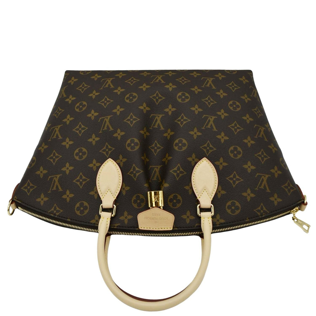 LOUIS VUITTON Boetie MM Monogram Canvas Shoulder Bag Brown
