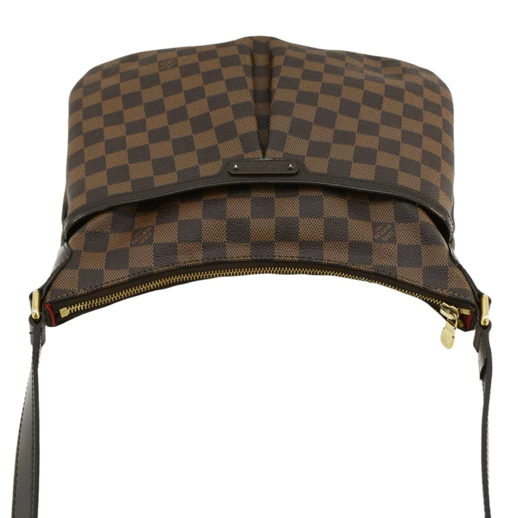 LOUIS VUITTON Bloomsbury PM Damier Ebene Crossbody Bag Brown