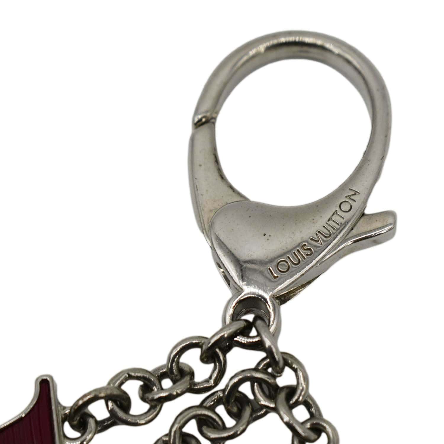 LOUIS VUITTON Fleur dEpi Bag Charm Fuchsia