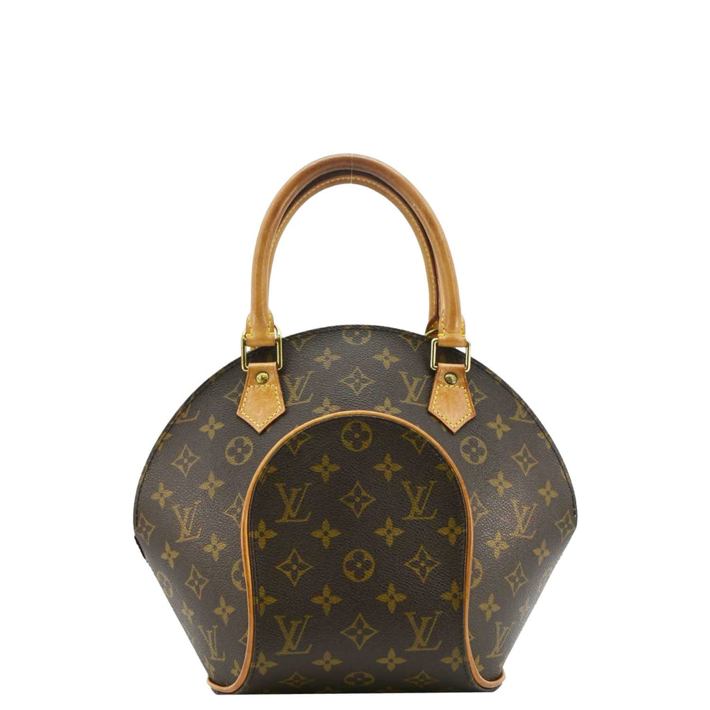 LOUIS VUITTON Ellipse PM Monogram Canvas Satchel Bag Brown