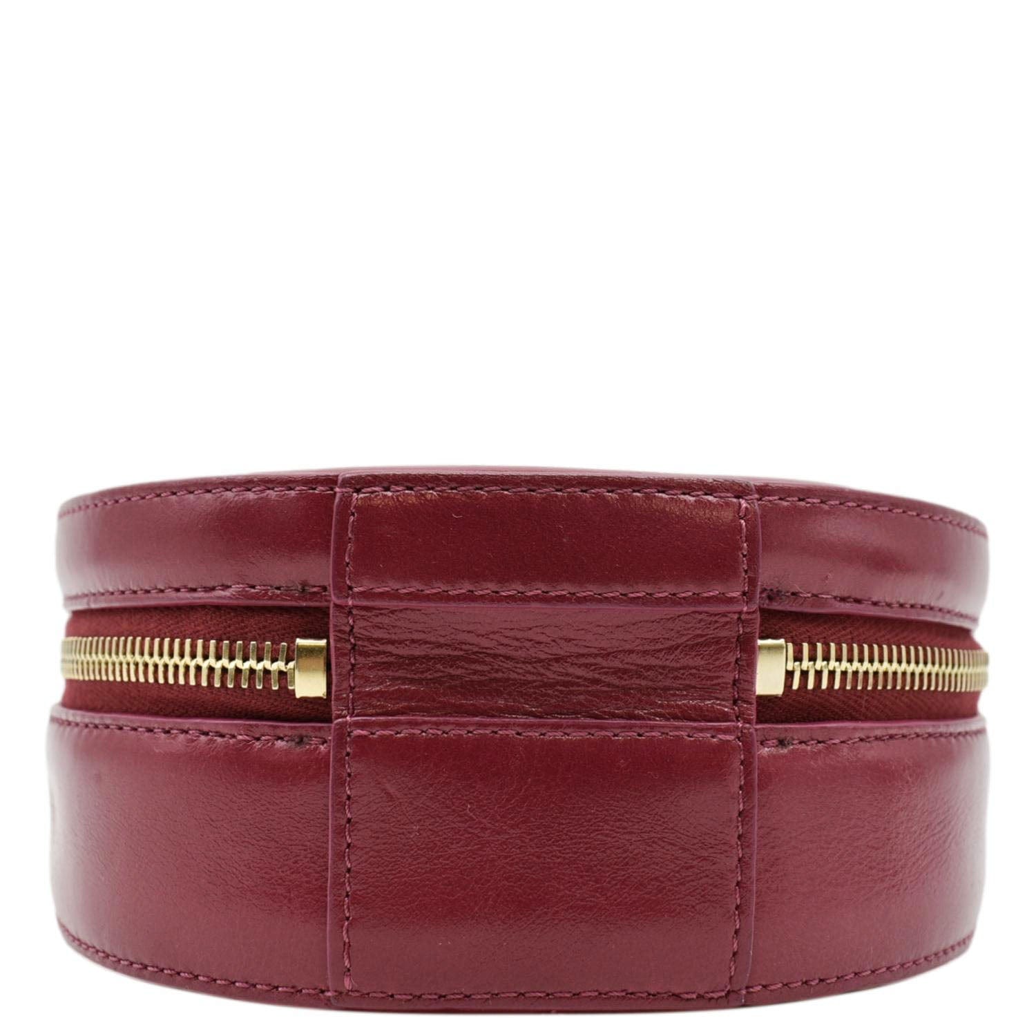 Chanel Round As Earth Leather Crossbody Bag Fuchsia