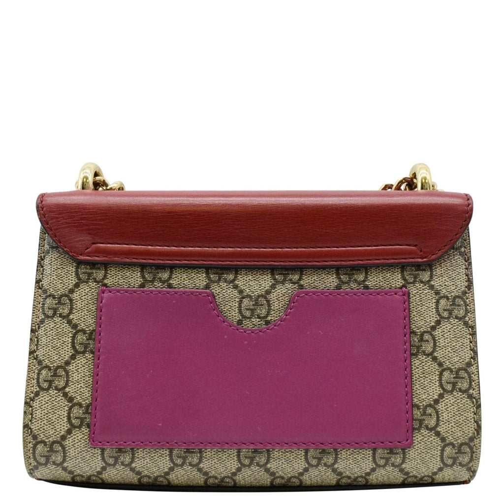 GUCCI Padlock Small Gucci Supreme Canvas Shoulder Bag Multicolor 409487