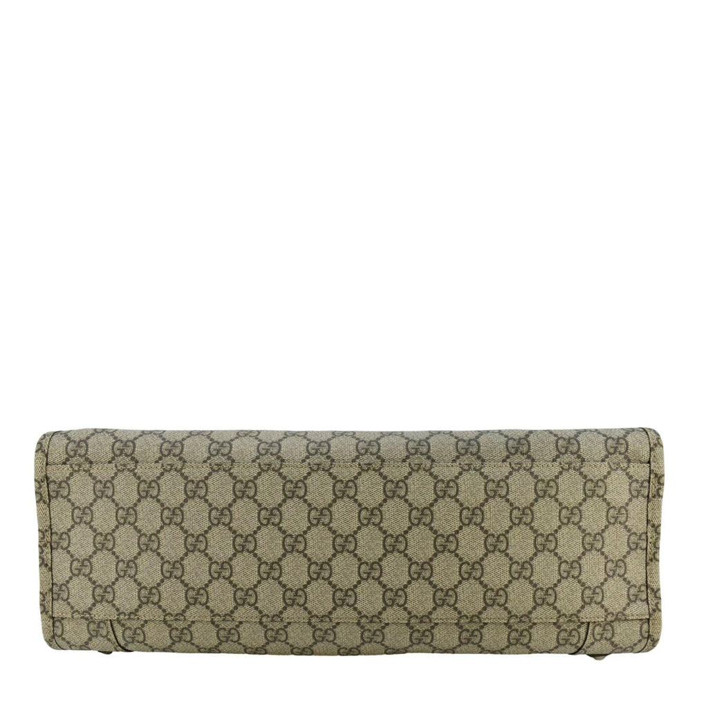 GUCCI X BALENCIAGA The Hacker Project Neo GG Supreme Tote Bag Beige 681695