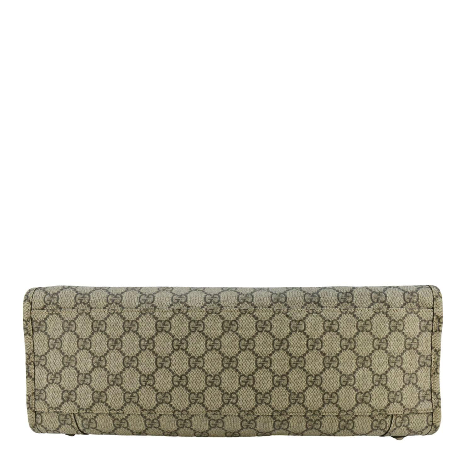 GUCCI X BALENCIAGA The Hacker Project Neo GG Supreme Tote Bag Beige 681695