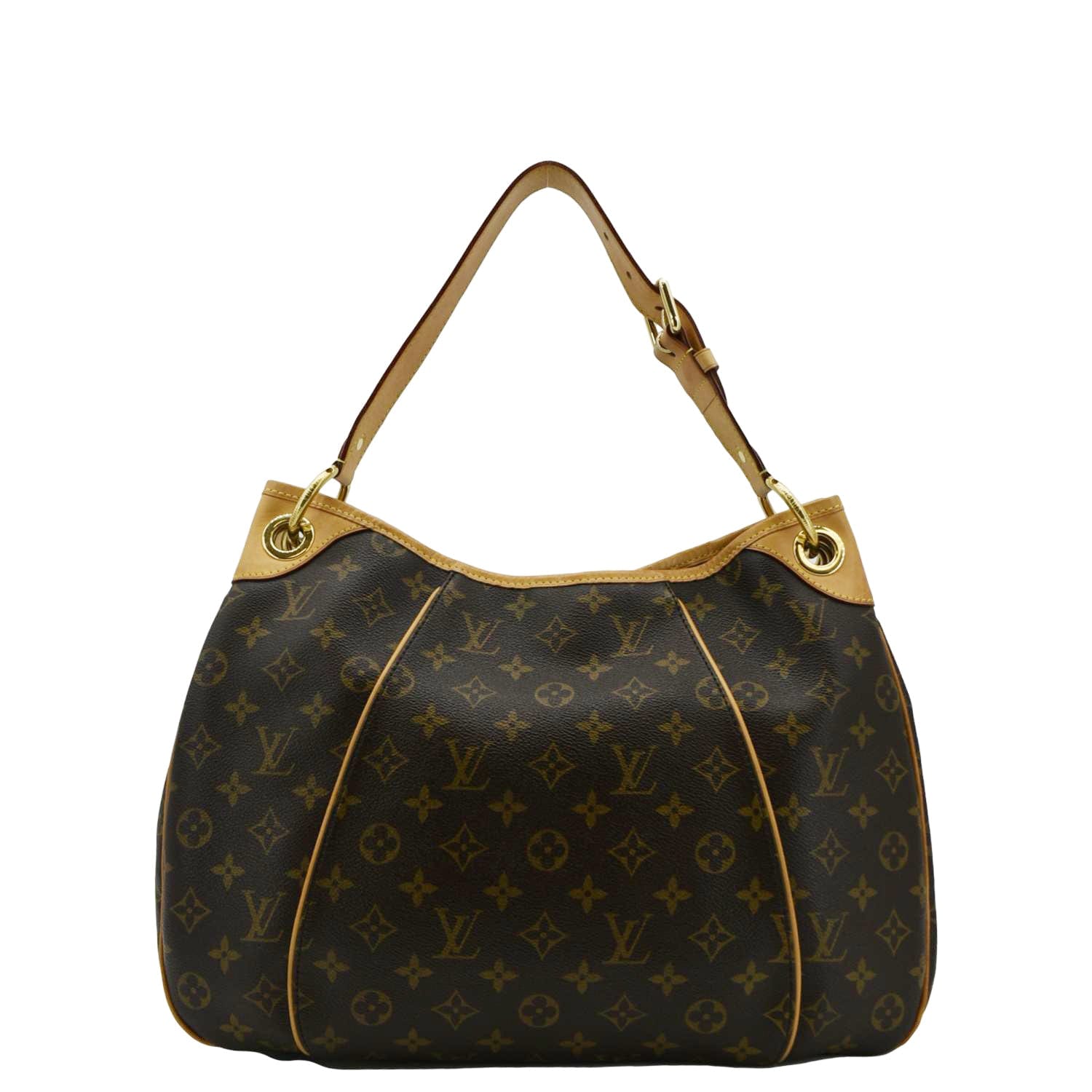 LOUIS VUITTON Galliera PM Monogram Canvas Shoulder Bag Brown
