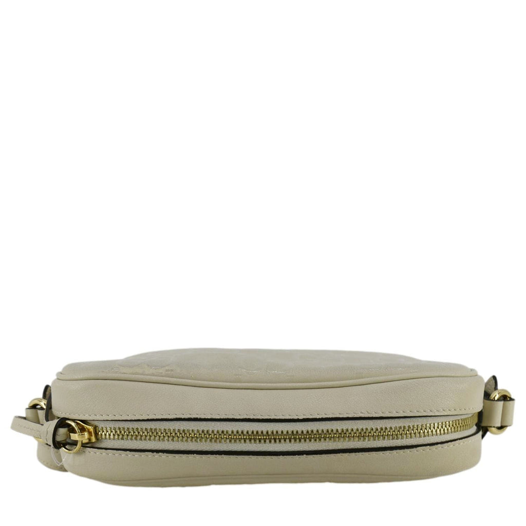 GUCCI Gucci Star Leather Crossbody Bag Off White 675776
