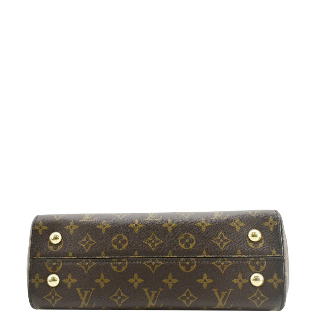 LOUIS VUITTON Cluny MM Monogram Canvas Shoulder Bag Brown