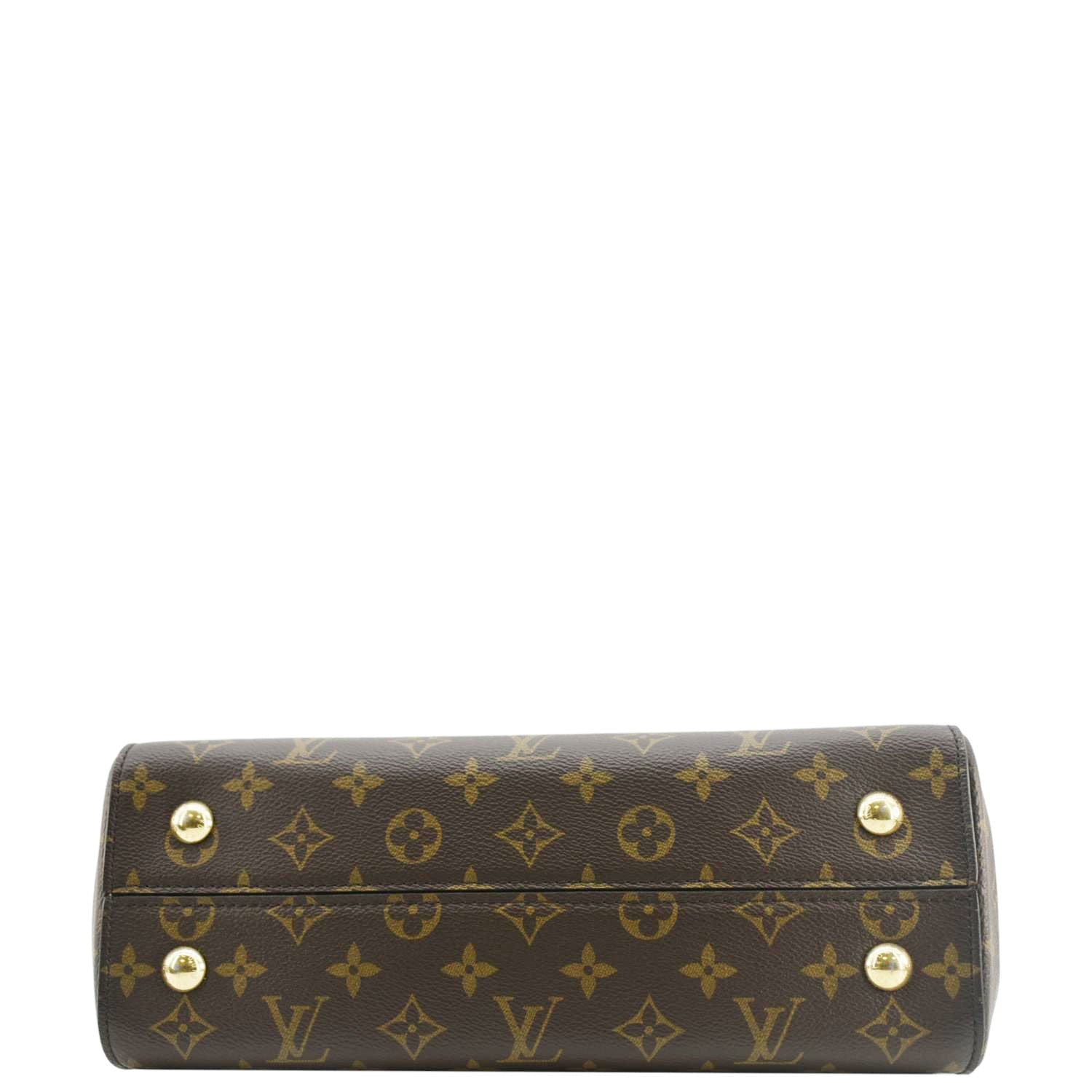 LOUIS VUITTON Cluny MM Monogram Canvas Shoulder Bag Brown