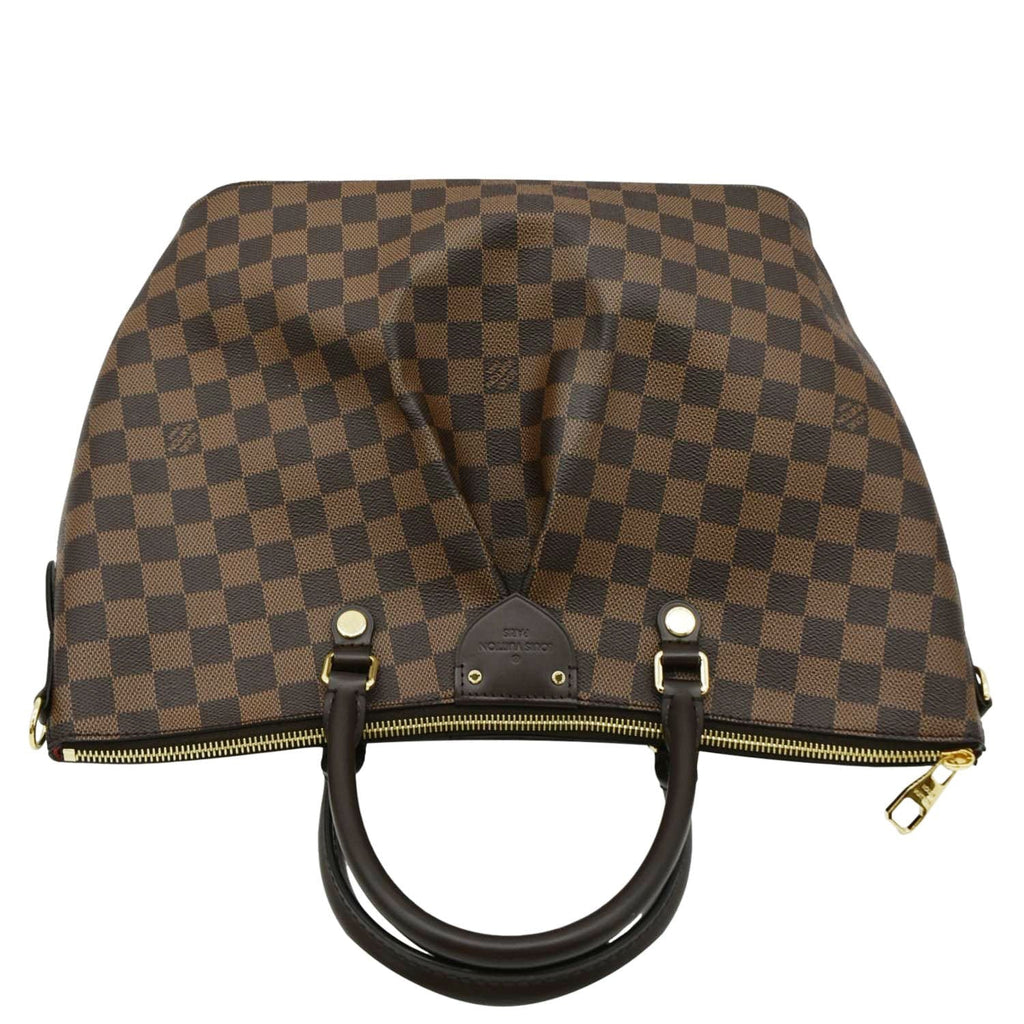 LOUIS VUITTON Siena MM Damier Ebene Shoulder Bag Brown
