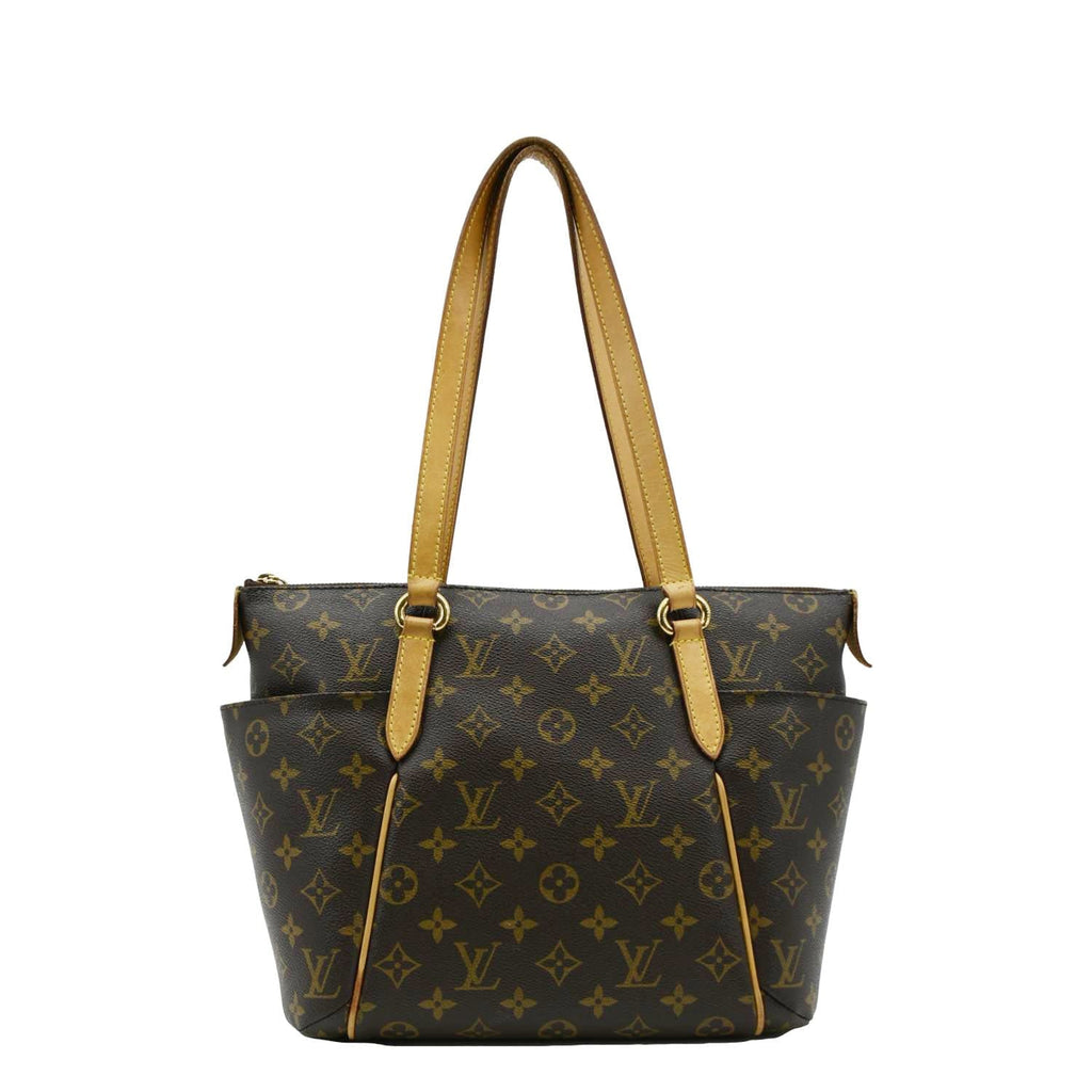LOUIS VUITTON Totally PM Monogram Canvas Shoulder Tote Bag Brown