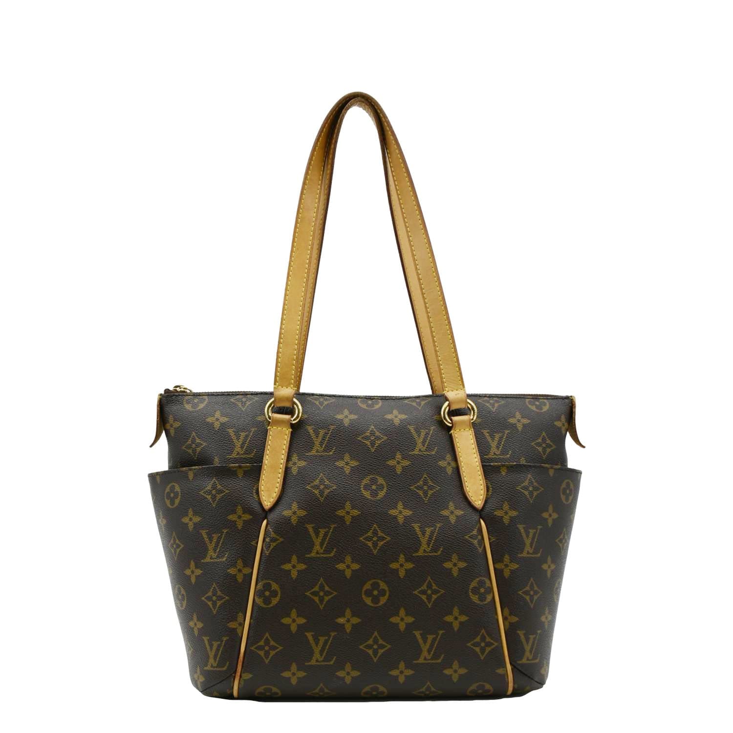 LOUIS VUITTON Totally PM Monogram Canvas Shoulder Tote Bag Brown