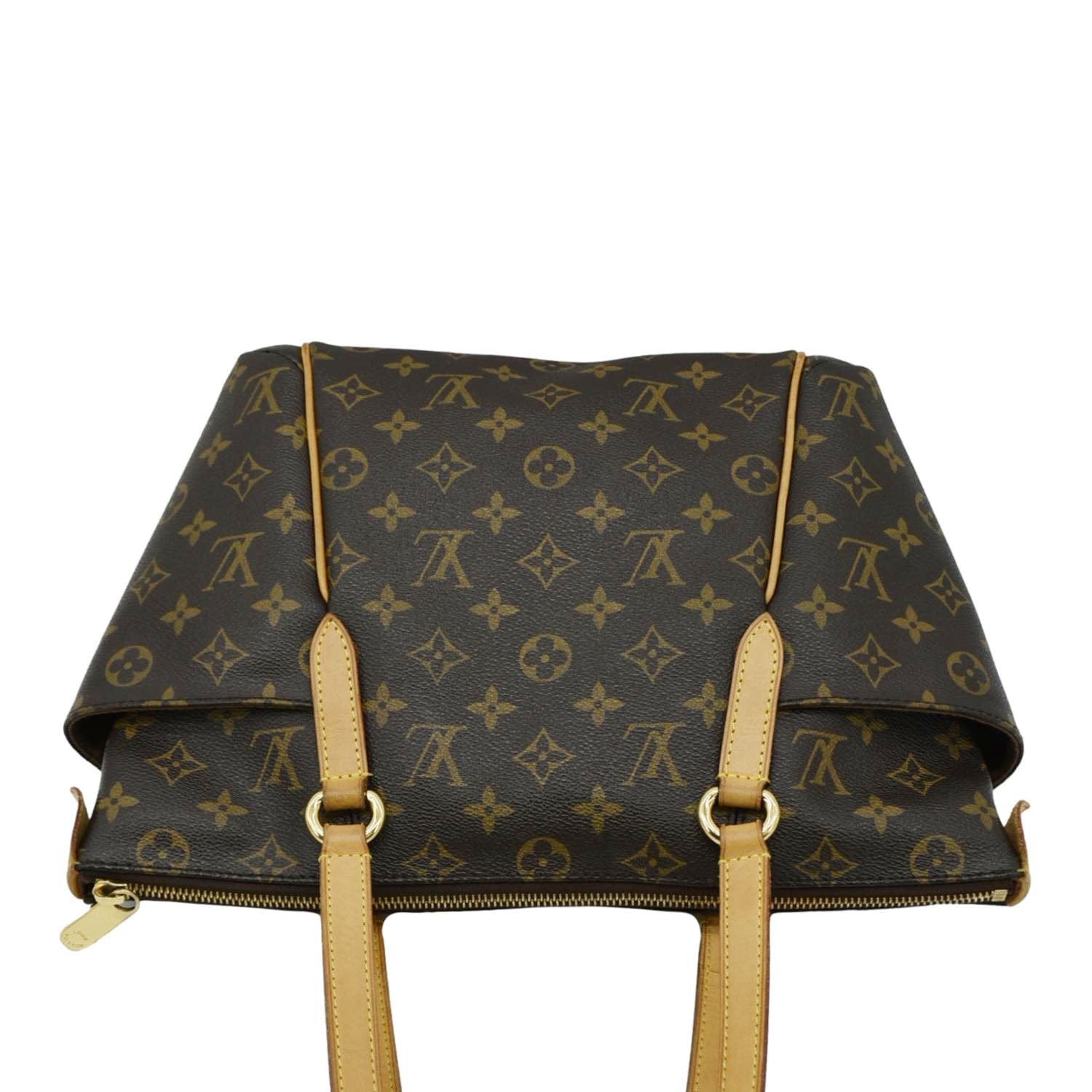 LOUIS VUITTON Totally PM Monogram Canvas Shoulder Tote Bag Brown