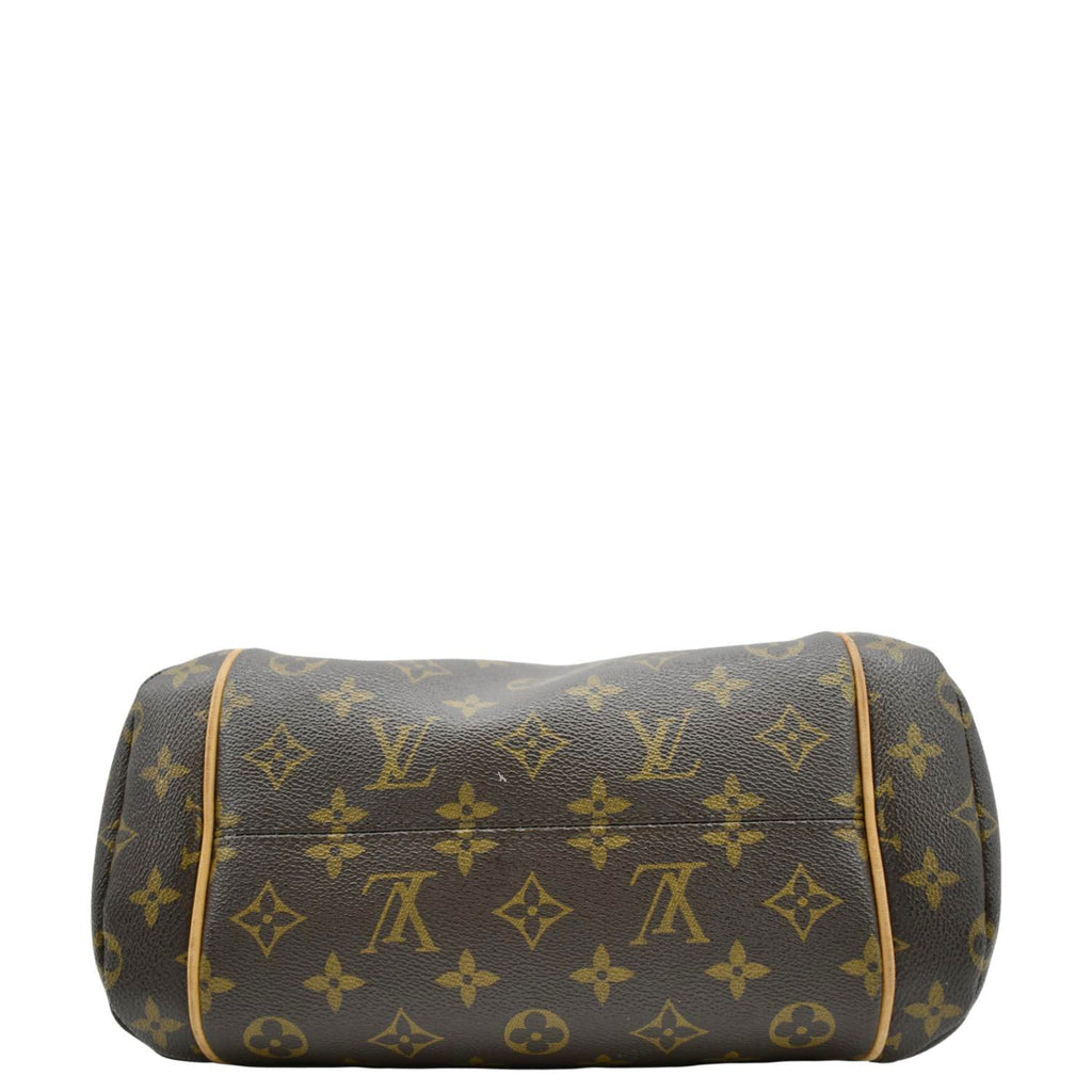 LOUIS VUITTON Totally PM Monogram Canvas Shoulder Tote Bag Brown