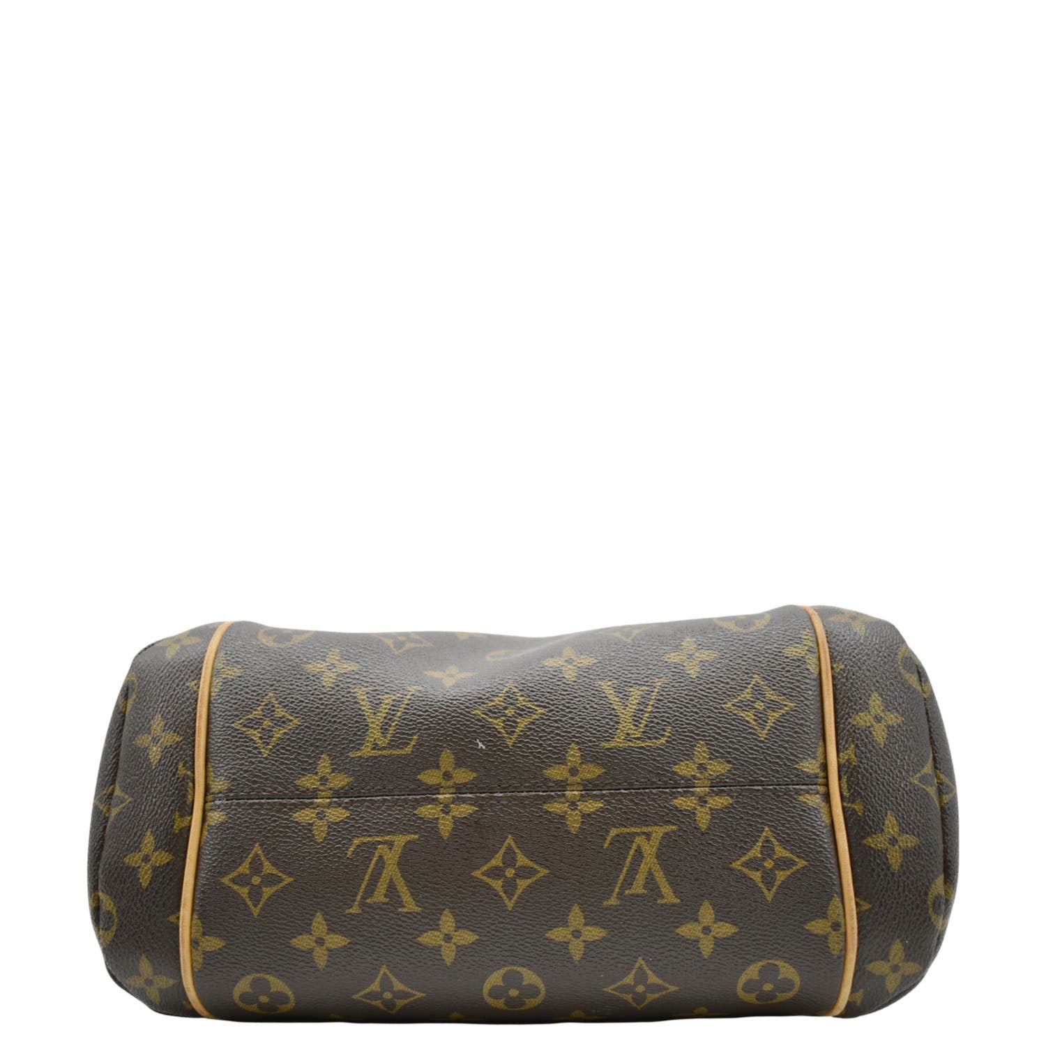 LOUIS VUITTON Totally PM Monogram Canvas Shoulder Tote Bag Brown