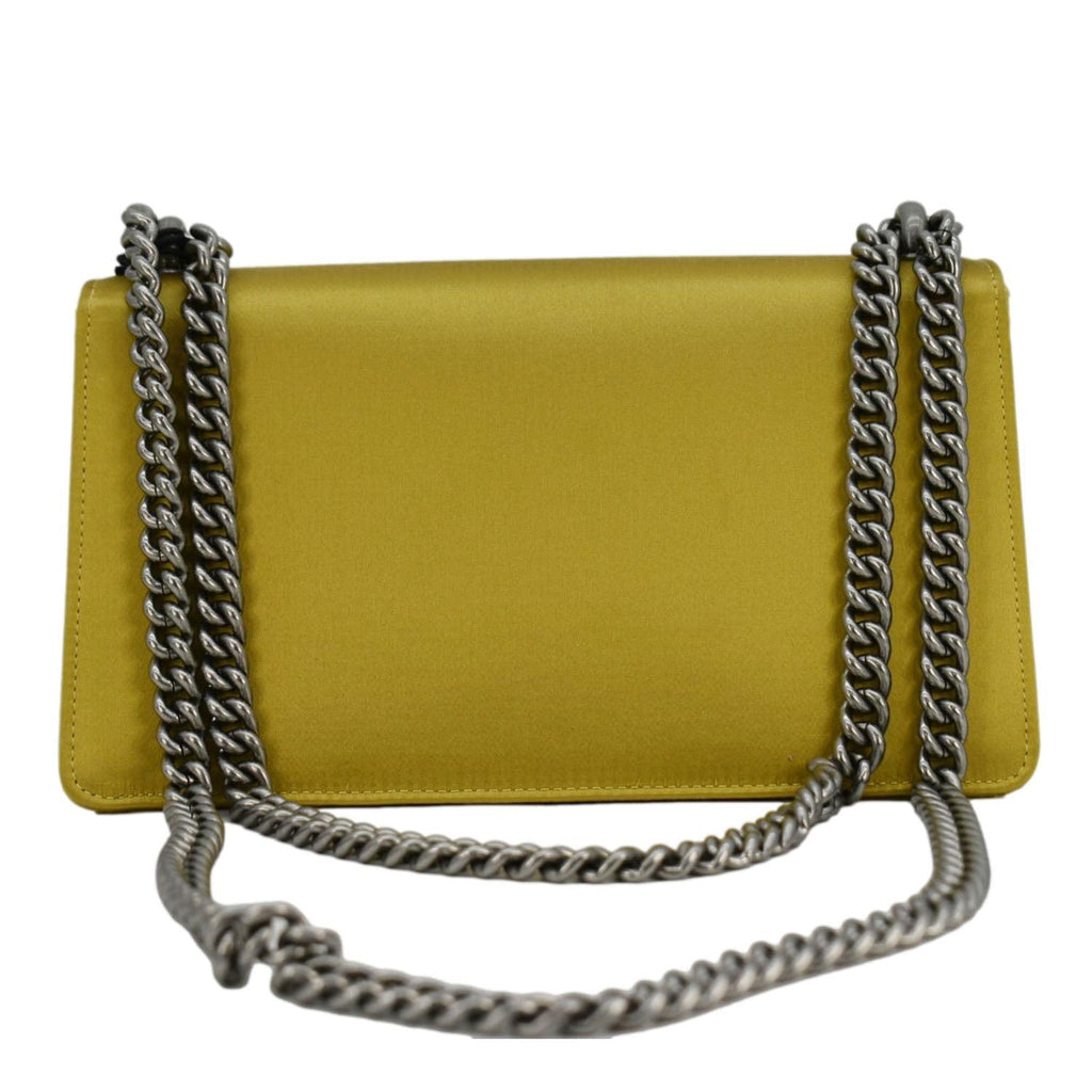 GUCCI Dionysus Small Satin Silk Crossbody Bag Gold 499623