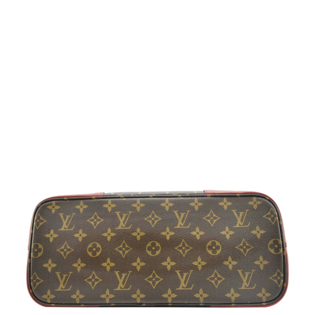 LOUIS VUITTON Flandrin Monogram Canvas Tote Shoulder Bag Cherry