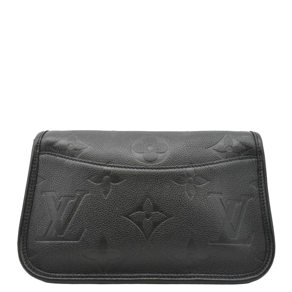 LOUIS VUITTON  Diane Empreinte Leather Crossbody Bag Black