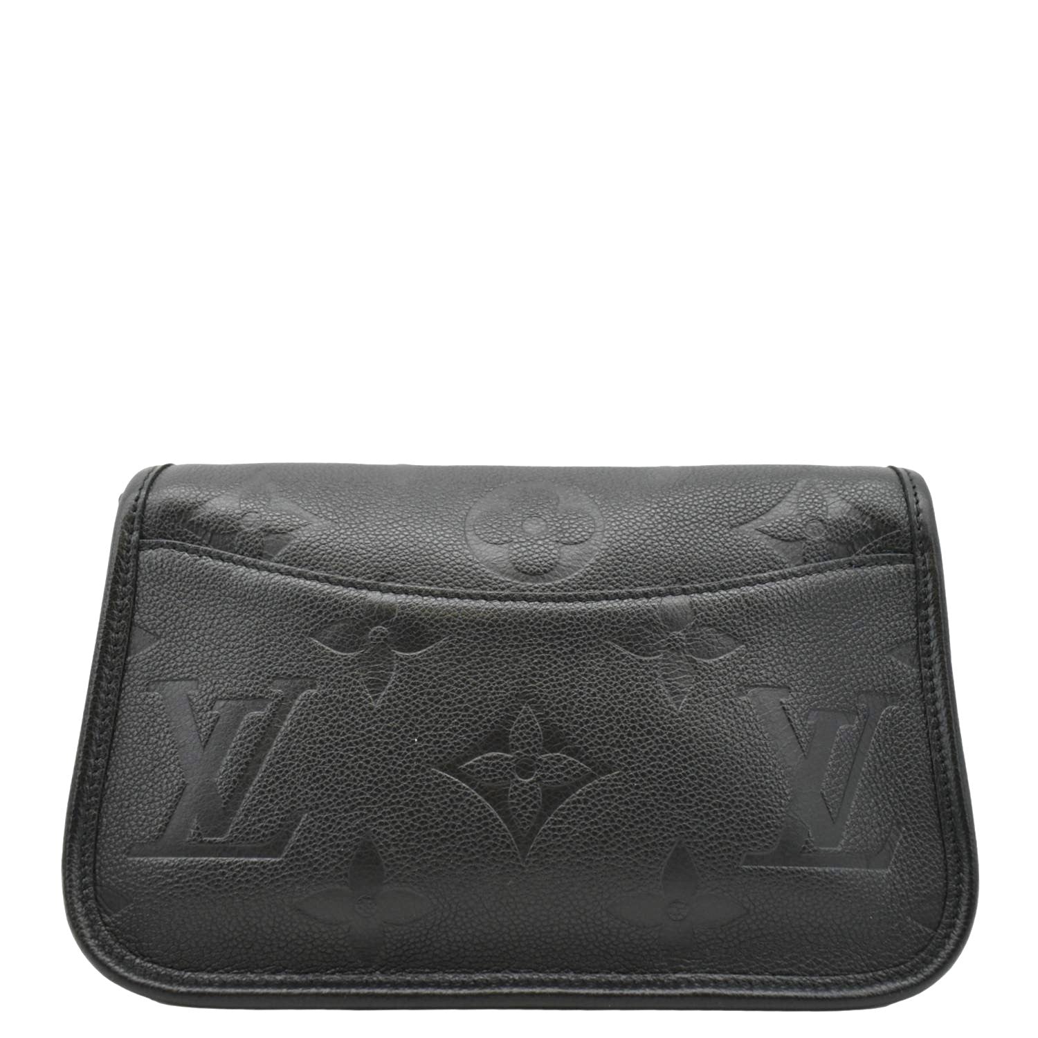 LOUIS VUITTON  Diane Empreinte Leather Crossbody Bag Black