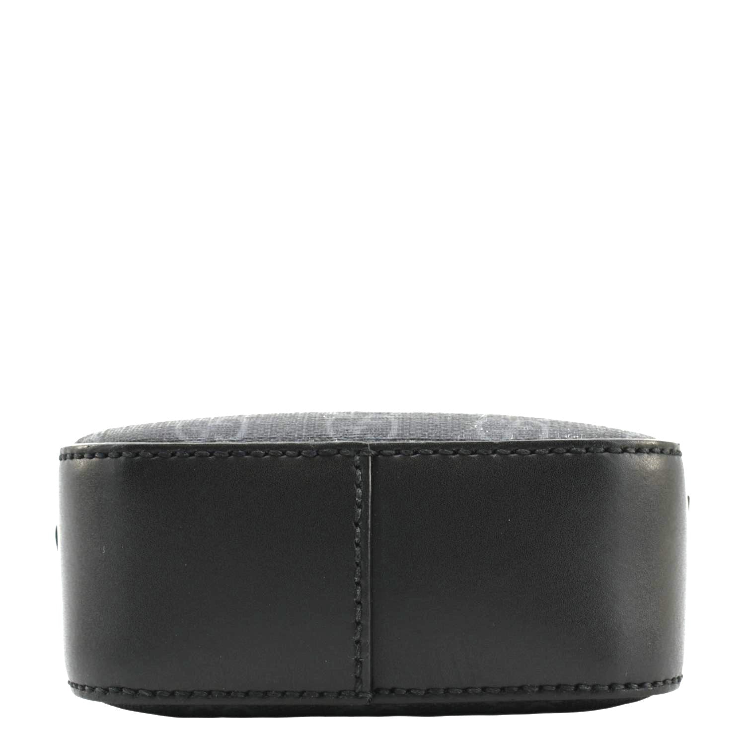 GUCCI Gucci Supreme Canvas Web Messenger Bag Black 598103