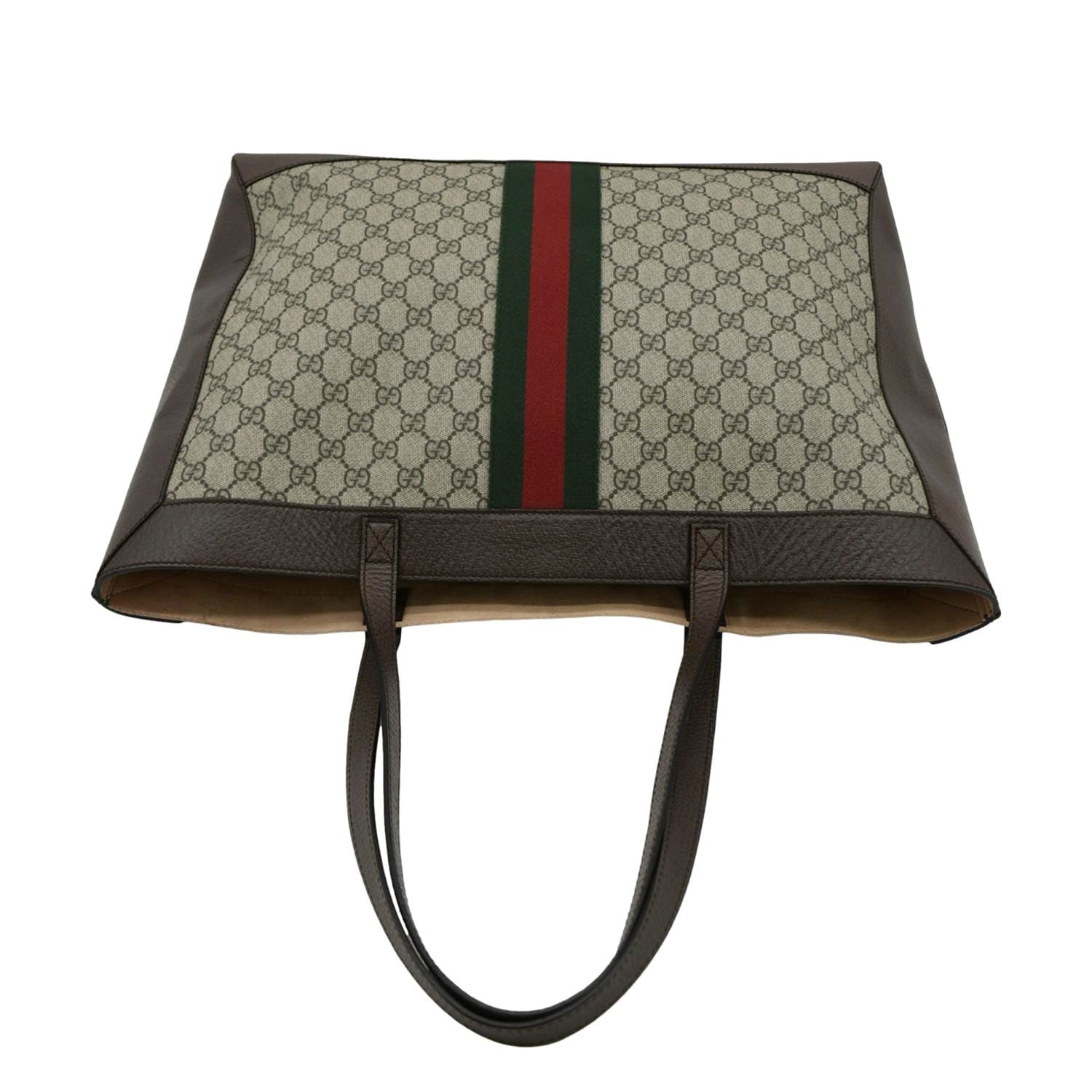 GUCCI Ophidia Soft Medium Gucci Supreme Tote Shoulder Bag Beige 547947