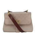 LOUIS VUITTON Very One Handle Calfskin Monogram Shoulder Bag Beige