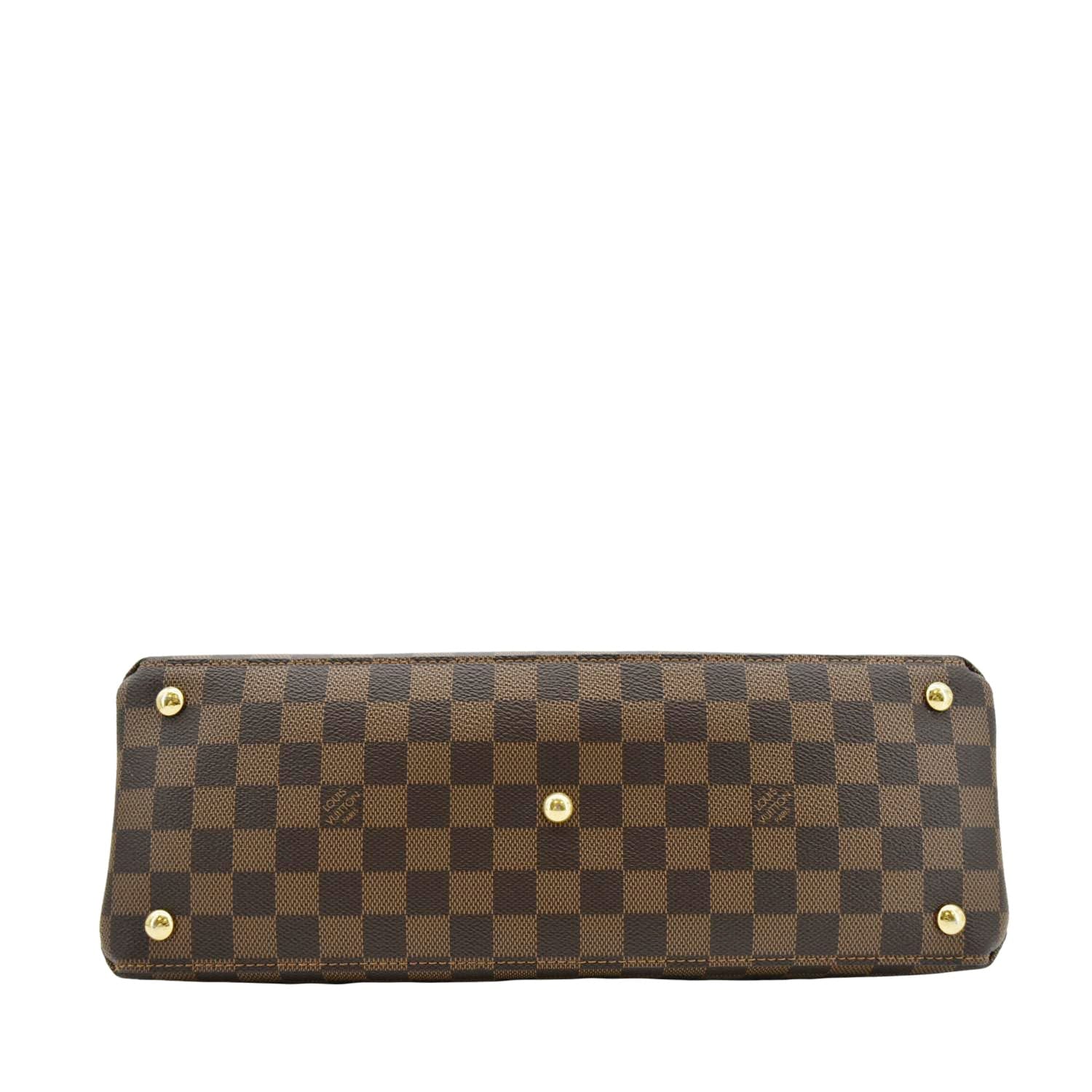 LOUIS VUITTON LV Riverside Damier Ebene Shoulder Bag Black