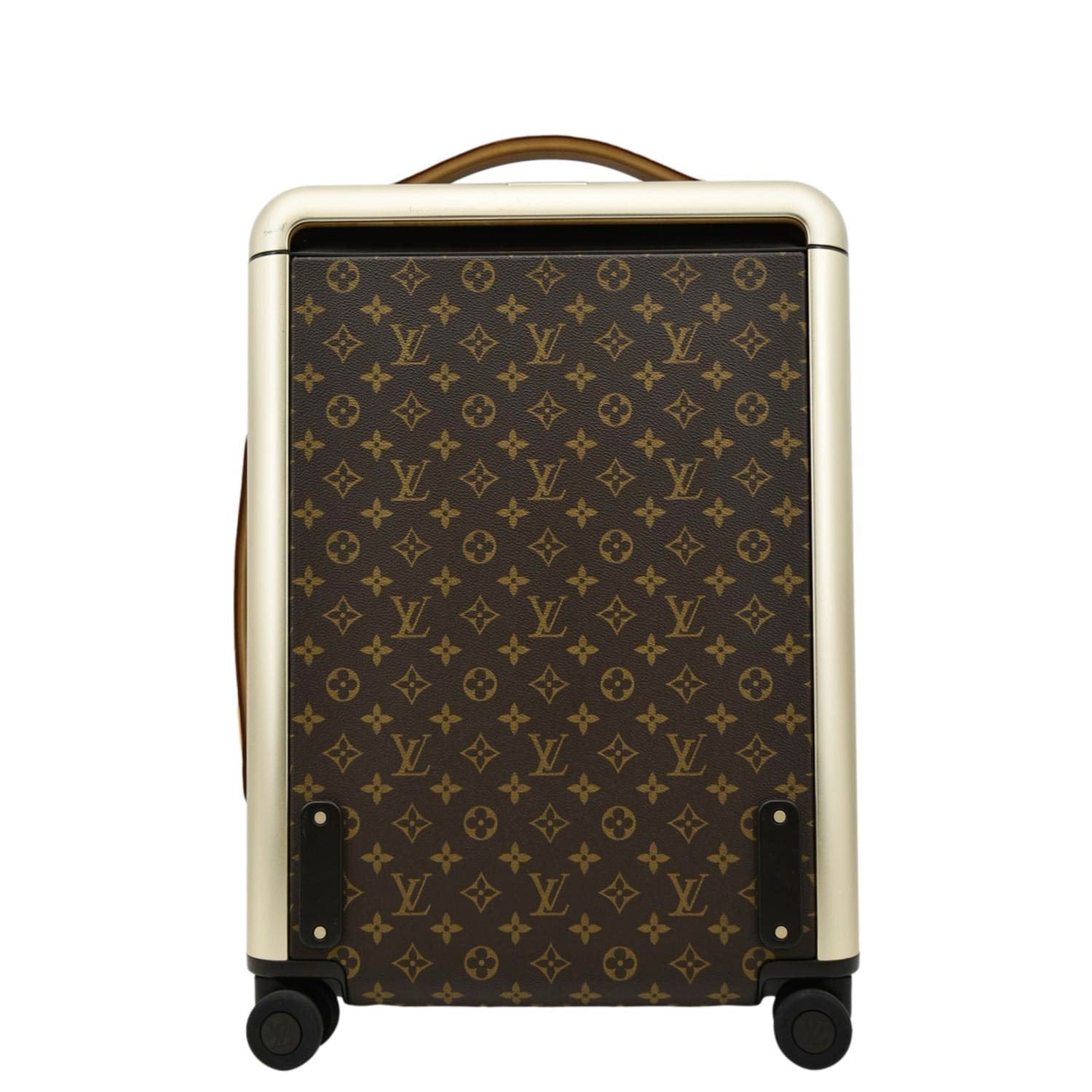LOUIS VUITTON Horizon 55 Monogram Canvas Rolling Suitcase Brown