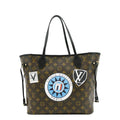 LOUIS VUITTON Neverfull My LV World Tour Monogram Canvas Tote Bag Brown
