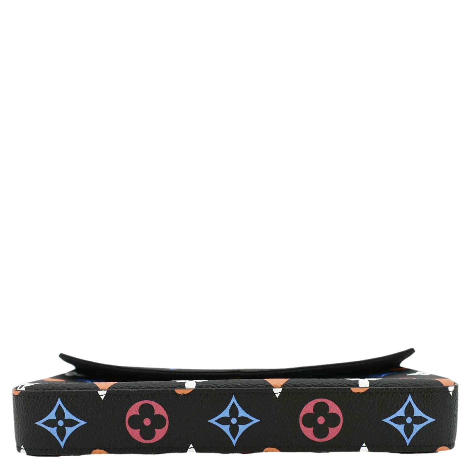 LOUIS VUITTON Pochette Felicie Game On Canvas Crossbody Bag Multicolor