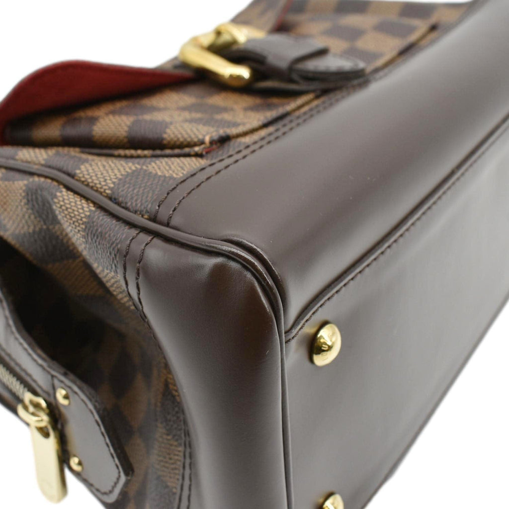LOUIS VUITTON Knightsbridge Damier Ebene Satchel Bag Brown